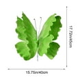 thumbnail image 2 of 3D Mesh Butterfly Decorations with Stand, Large Plastic Butterflies for Wedding, Garden, Party, Outdoor Decor, Freestanding Butterfly Ornament for Aisle, Backdrop, Yard, 2 of 5