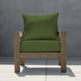 thumbnail image 2 of Textured Solid Artichoke Green Deep Seating Cushion Set, 2 of 8