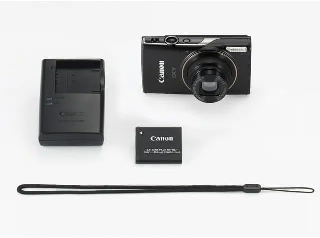 Canon IXY 650 Compact Digital Camera - Black, 12x Optical Zoom, Wi