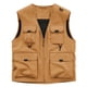 thumbnail image 2 of pstuiky Camiseta sin mangas para hombre, Chaqueta de trabajo sin mangas con cuello y múltiples bolsillos para hombre Chaleco de hombre l, 2 of 7
