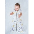 thumbnail image 5 of WIBACKER Baby Sleep Sack TOG 0.5 Wearable Blanket for Babies 100% Cotton 2-Way Zipper 0-6 Months Newborn, 5 of 11