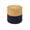 Cylindrical Color Blocked Navy Natural, variant on · REDEARTH · Cylindrical Pouf Ottoman - Braided Pouffe Accent Sitting Round Footrest for Living Room, Bedroom, Nursery, kidsroom, Patio, Gym; 70% Cotton 30% Jute, (14.5"x14.5"x16"; Black Natural)