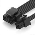 thumbnail image 3 of Cpu 8 Pin Female To Cpu Atx 8pin + compatible Atx 4 Pin Male Power Supply Converter Adapter Extension Cable, 3 of 5