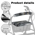 thumbnail image 5 of HELLHERO Rollator Walker Seat Back Covers and Walker Rollator Seat Back Cover for Elderly Easy Fit Easy Installation Sun & Dust Protector, 5 of 7