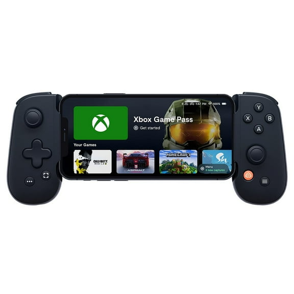 Restored Backbone One Mobile Gaming Controller for iPhone without Gaming Bundle - Black (Refurbished)