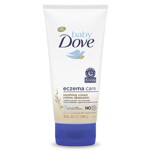 Baby Dove Eczema Care Soothing Cream for Newborn Sensitive Skin, 5.1 oz