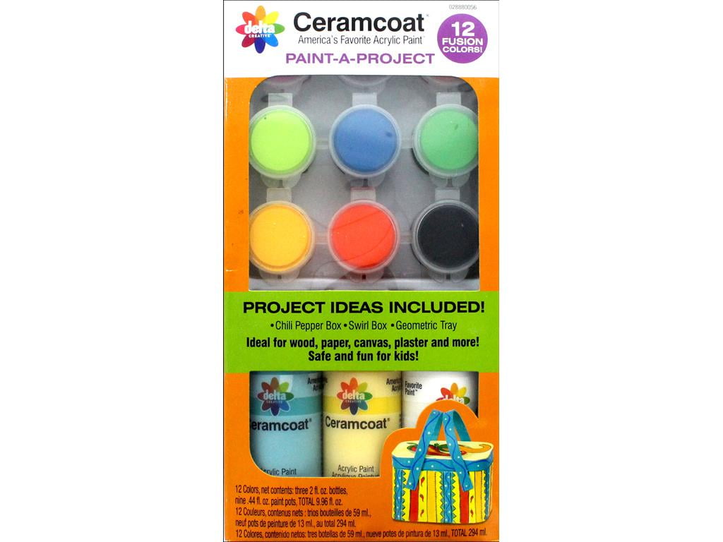 Delta Ceramcoat Paint A Project Set Fusion Colors