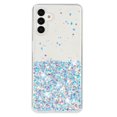 thumbnail image 2 of Luminous Case for Samsung Galaxy A15, Glow in the Dark Fluorescent Glitter Case for Women Girls, Bling Sparkle Lightweight Slim Shockproof Protective Phone Cover for Samsung Galaxy A15, White, 2 of 6