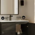 thumbnail image 4 of St. Tropez 36" Freestanding Bathroom Vanity in Black Oak with Sink Top, 4 of 9