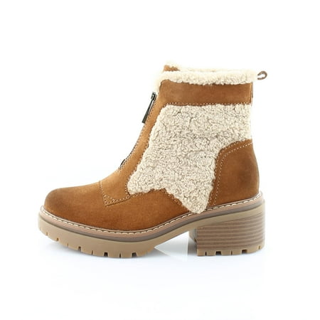 Naturalizer Womens Jett Ankle Boot Tawny Brown 7.5 W