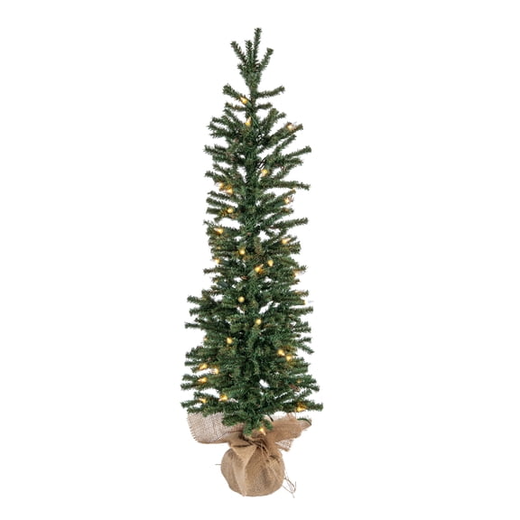 Vickerman 3' Mini Pine Artificial Christmas Tree, Clear Dura-lit Lights
