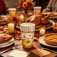 thumbnail image 5 of Dmlowu 24 Pcs Paper Plates, Autumn Maple Leaf & Pumpkin Paper Cups Paper Towels, Disposable Dinnerware Sets for Fall Thanksgiving Harvest Celebrations, 5 of 6