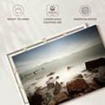 thumbnail image 6 of Elephant Stock Foggy Beach Wall Art - Horizontal Canvas Wall Art - Living Room Wall Decor - Beach Canvas - Brown And Gray Decor - 51" x 34", 6 of 8