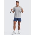 thumbnail image 3 of Camisetas CRZ YOGA Cloudweight para Hombre - Cómodas, Ligeras, Deportivas de Manga Corta, Color Gris Plata, Talla Mediana, 3 of 6