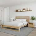 thumbnail image 4 of Morgan 4 Piece Bedroom Set with Headboard, Slatted Bedframe, 2 Nightstands, 4 of 5