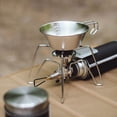 thumbnail image 4 of Riwcyla 4 Pcs Gobelets Sierra en Acier Inoxydable 310ml avec Sac de Rangement Vaisselle de Pique-Nique Portable Barbecue Randonnée Camping Bols Gobelets, 4 of 6