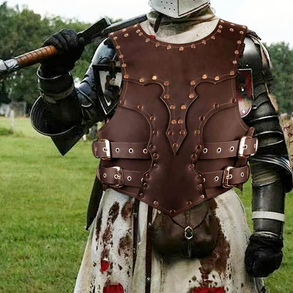 Disfraz de caballero de medieval para la fiesta Cosplay Adultos Juego de rol Pirate Marrón