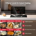 thumbnail image 6 of Tecasa 30 Inch 4 burners Induction Cooktop, 7400 W Built-In Stove Top with Boost Function and Touch Control,Black, 6 of 12