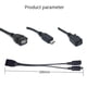 thumbnail image 1 of Cable Micro Usb Otg Hdd Ssd Cable de extensión Usb fuente de alimentación Extra Micro Usb macho hembra a Usb hembra Cable divisor ZefeiWu 8390614891838, 1 of 1