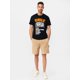 thumbnail image 1 of playera gráfica para hombre con diseñoBIBLE BASIC INSTRUCTIONS BEFORE LEAVING EARTH Fashion Flat Digital Print Men's T-Shirt, Pure Cotton Comfortable Casual Wear, Trendy Design, High-Quality Short S, 1 of 8