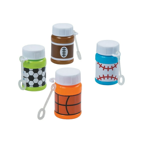 Sports Mini Bubble Bottles (2Dz) - Toys - 24 Pieces