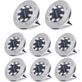 thumbnail image 1 of Luces solares para jardín al aire libre, iluminación solar para patio - 8 LED, para exteriores, 1 of 5