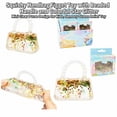 thumbnail image 2 of Squishy Handbag Squeeze Toy with Beaded Handle and Colorful Star Glitter, Mini Clear Purse Design for Kids, Sensory Relaxation Toy, 2 of 3