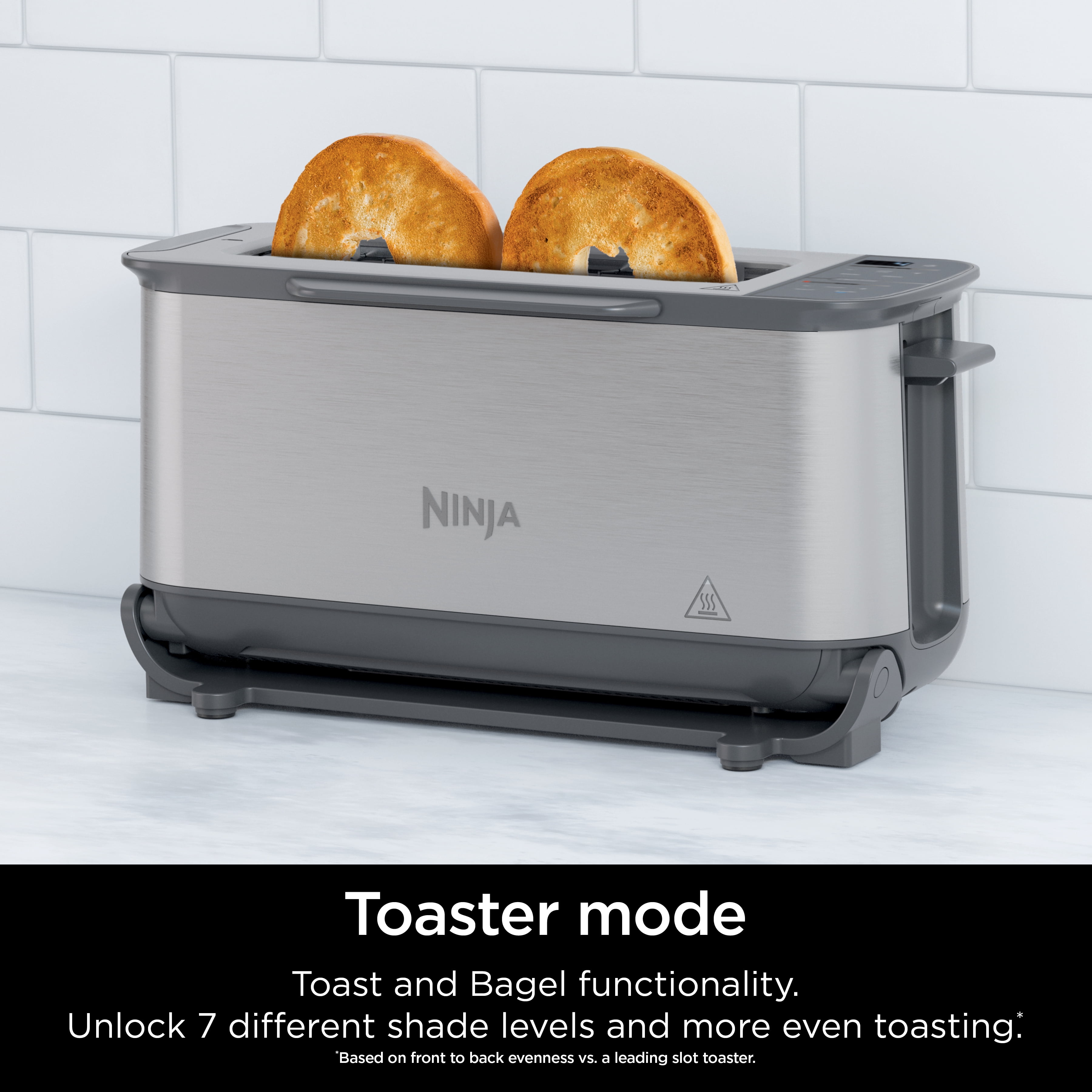 Ninja® Foodi® 2-in-1 Flip Toaster | Compact Toaster Oven