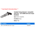 thumbnail image 2 of Variable Timing Solenoid - Compatible with 2013 - 2019 BMW 650i Gran Coupe N63B44B 2014 2015 2016 2017 2018, 2 of 2