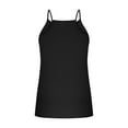thumbnail image 6 of Women Cotton Linen Tanks Side Split Camis Spaghetti Strap Tank Top Solid Color Blouses V Neck Camisole Sleeveless Shirt Loose Fit Vest Lightweight Breathable Clothing, 6 of 6
