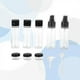 thumbnail image 3 of Juego de botellas de viaje a prueba de fugas Unique Bargains de 8 piezas color negro, 3 of 4