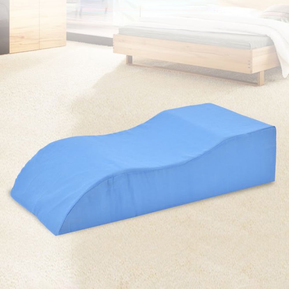 UDIYO Leg Pillow Leg Rest Pillow Bed Wedge Post Surgery Elevated Cushion Memory Foam Leg Pillow for Back Hip and Knee Pain Relief Foot and Ankle Injury Removable Cover