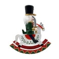 thumbnail image 3 of jifeng Christmas Nutcracker Christmas Ornament Table Centerpiece Wood Crafts Nutcracker C, 3 of 9