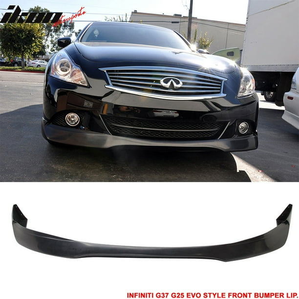 Fits 10-13 Infiniti G25 G37 4Dr Sedan EVO Front Bumper Lip Spoiler - PU ...