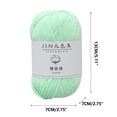 thumbnail image 2 of Anckoeil Knitting Yarn 4 Strands Of Combed Milk Cotton Thread Diy Doll Cotton Crochet Thread Wool Ball for Knitting Hair Clips, 2 of 5