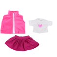 thumbnail image 2 of Vestido de muñeca de 18 pulgadas ANGGREK 3 unidades por juego Ropa de abrigo tela para muñeca, 2 of 8