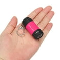 thumbnail image 4 of Uxcell 2.1" Mini Linterna LED Recargable de Llavero Carga USB Rosa Brillante, 4 of 6