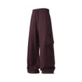 thumbnail image 2 of Aezemi Elastic Waist Cargo Pants for Men Baggy Lightweight Drawstring Fashion Breathable Cargo Trousers Mens Summer Spring Trendy Pull on Outerwear L, 2 of 7