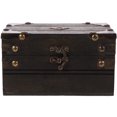 thumbnail image 3 of Wooden Treasure Chest Antique Jewelry Storage Box Decorative Wood Toys Storage Box, 3 of 7