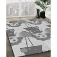 thumbnail image 3 of Ahgly Company Machine Washable Indoor Square Transitional Gray Goose Gray Area Rugs, 7' Square, 3 of 7