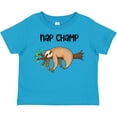 thumbnail image 3 of Inktastic Nap Champ Cute Sleeping Sloth Boys or Girls Toddler T-Shirt, 3 of 5