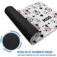 thumbnail image 6 of Long Mouse Pads for Desk,White Cow Moo Milk Pattern Desk Mats on Top Of Desks, Desk Mouse Pad Extra Large with 3mm Non-Slip Base and Stitched Edge for Gaming,Office,Work,Home 47.3"x23.6", 6 of 6