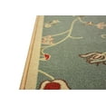 thumbnail image 6 of Custom Size Runner Rug Floral Green Design Customize Green Rug Runner 26 Inches Width By Choice Of Your Length, 6 of 9