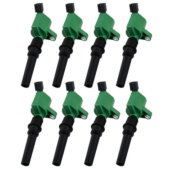 Set of 8 Brand New Green Compatible Ignition Coil DG508 C1454 FD503 C566 for FORD Lincoln Mercury F7TU-12A366AB 1L2U12029AA I2LU-12A388-AA C1417 DG473 DG481 DG491