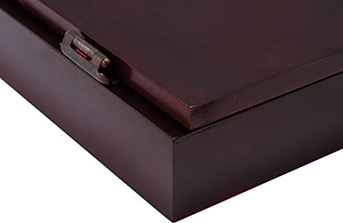 Viper Metropolitan Solid Wood Cabinet & Sisal/Bristle Dartboard Ready-to-Play Bundle: Premium Set (Razorback Dartboard and Darts), Mahogany Finish