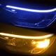 thumbnail image 5 of Tira de luces para faros delanteros de coche, 60cm, doble Color, señal de giro para correr, tira de faros LED, tubo de luz, 5 of 5