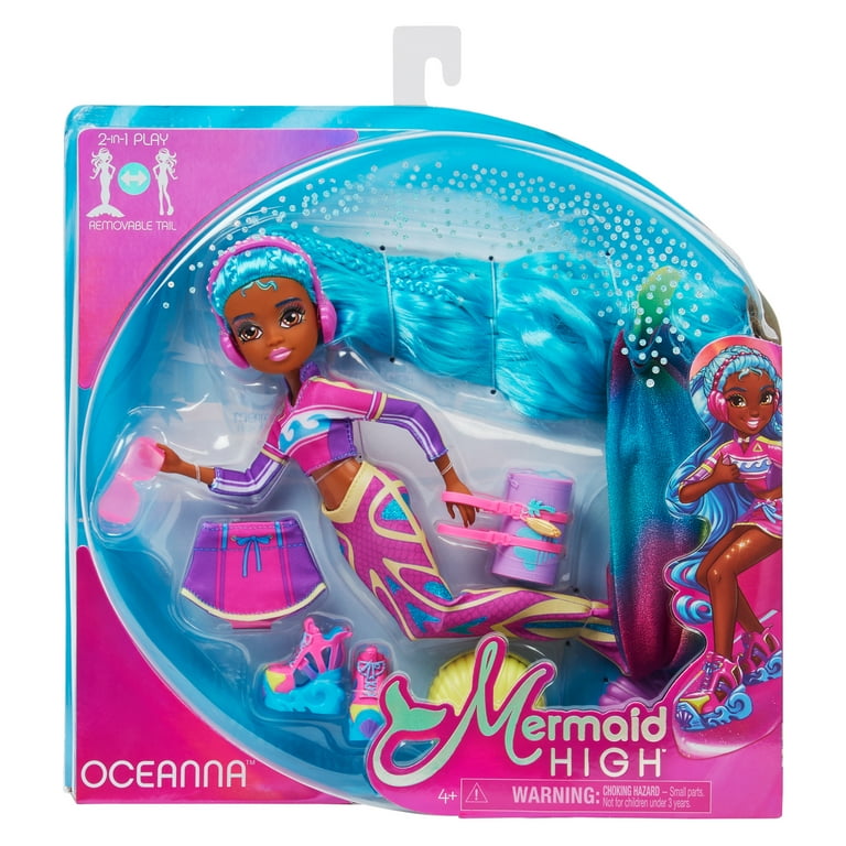 Mermaid High Oceanna Doll with Removable Tail Clothes Accessories