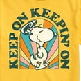 thumbnail image 3 of Peanuts - Keep On   - Men's Short Sleeve Graphic T-Shirt, 3 of 6