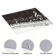thumbnail image 4 of Easygdp Piano Keys With Musical Notes Microfiber Dish Drying Mat for Kitchen Counter,Heat Resistant Drainer Mats with Non-slip Backed,Super absorbent, 4 of 8