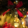 thumbnail image 6 of Beautynvta Christmas Bottle Lights Filled with Simulated Flowers and Small Foam Balls, Battery Operated Hanging Lights Led Light Bulb for Xmas Party Bedroom Decor, 1.8" x 5.1", 6 of 7